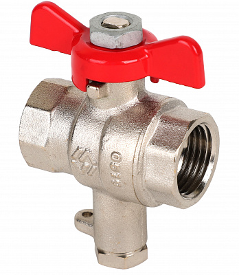 BV.649.04 Кран для подключения термодатчика MVI 1/2" x 9 мм, бабочка